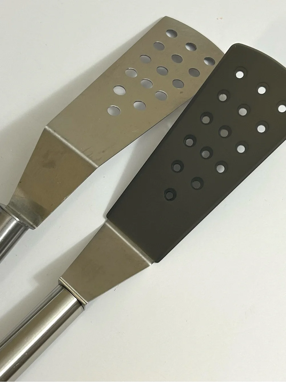 Lot of 2 IKEA Stainless Steel and High Temp Slotted Spatula Set